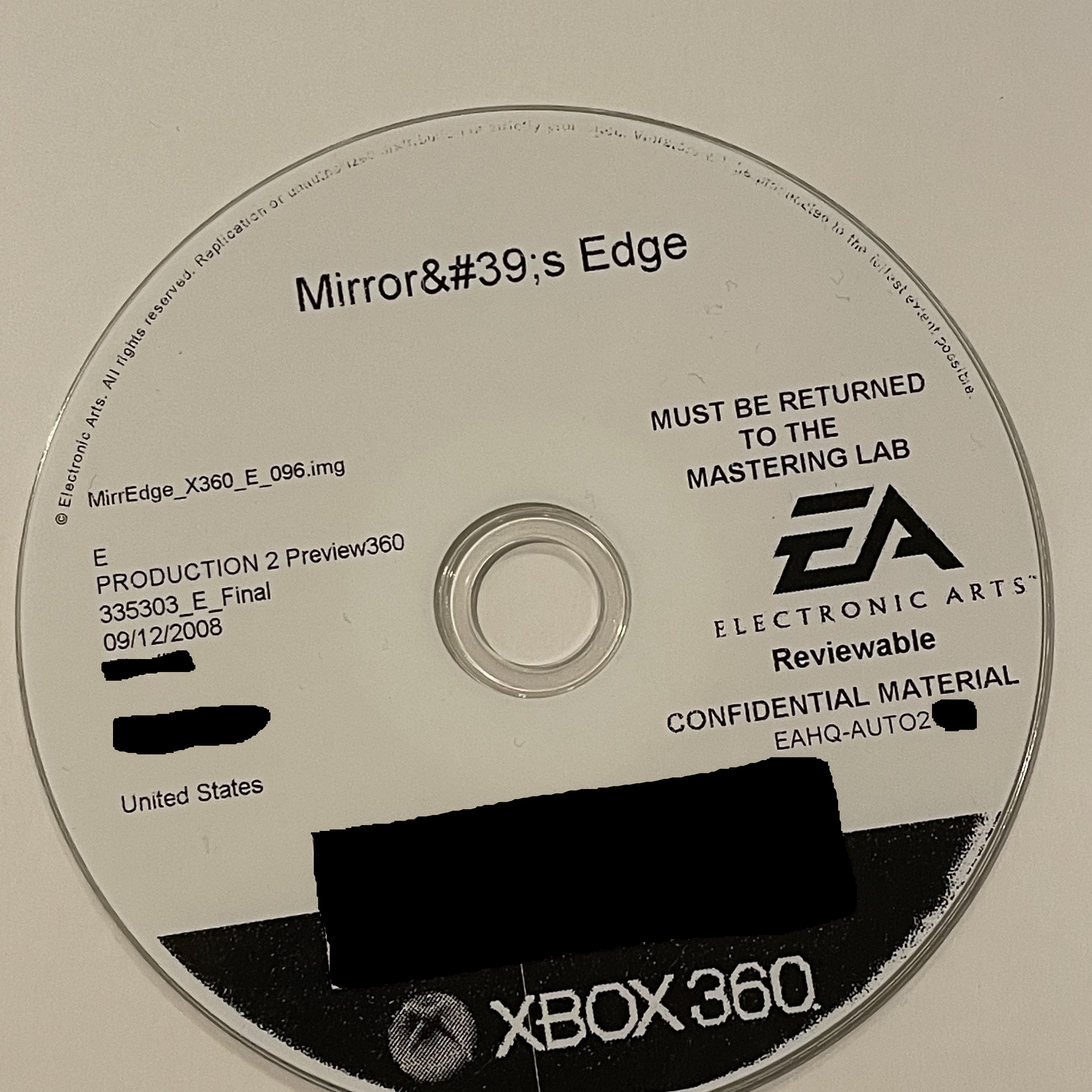 Mirror's Edge (Sep 13, 2008 prototype) Free Download, Borrow, and